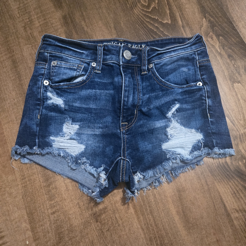 American Eagle Outfitters Women's Hi Rise Shortie Shorts
